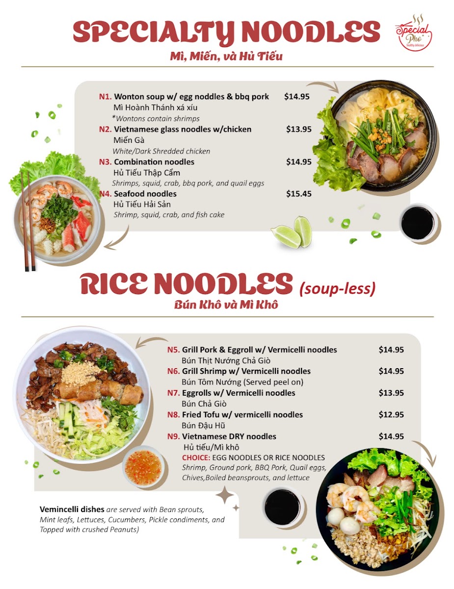 Special Pho Menu - Image 2