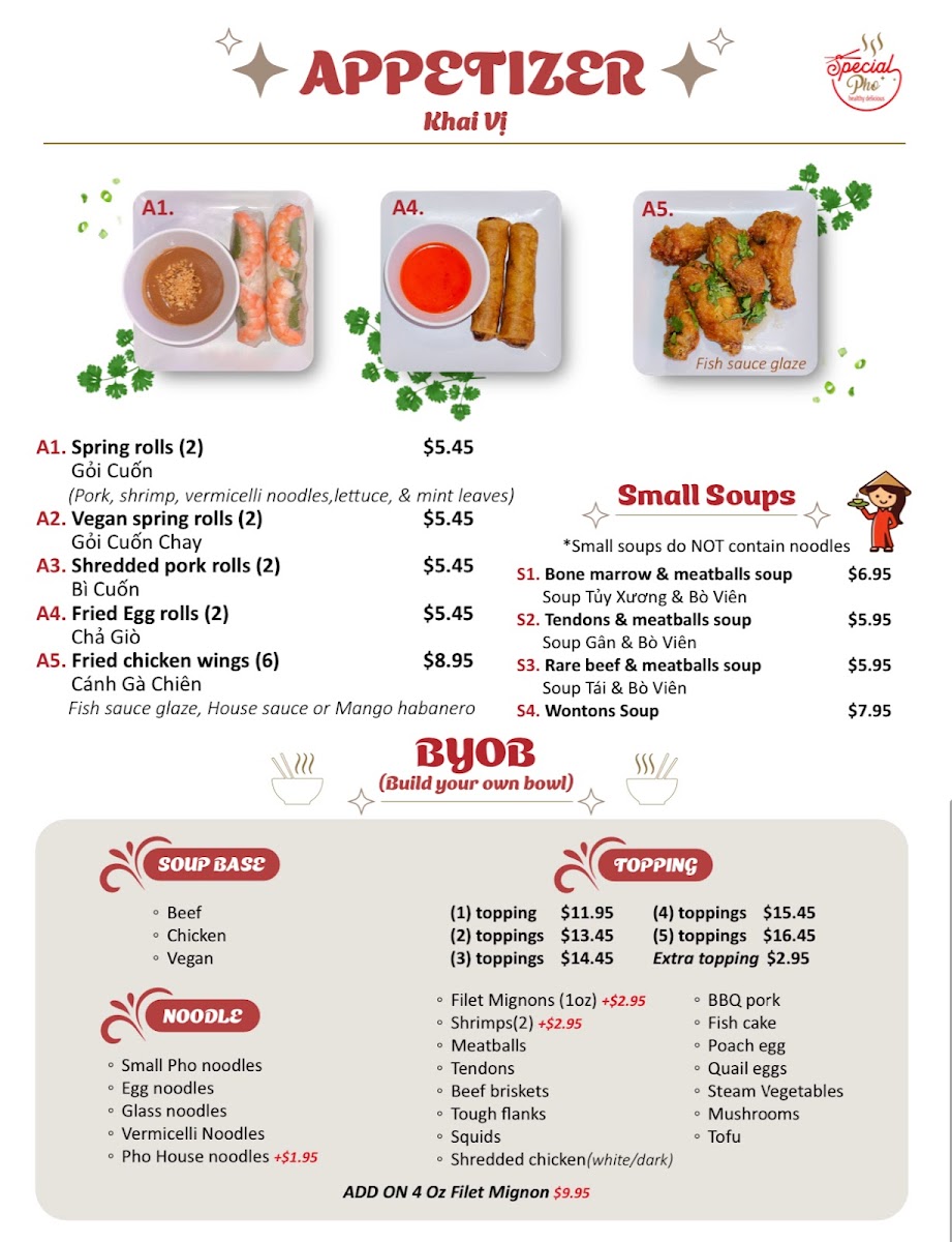Special Pho Menu - Image 5